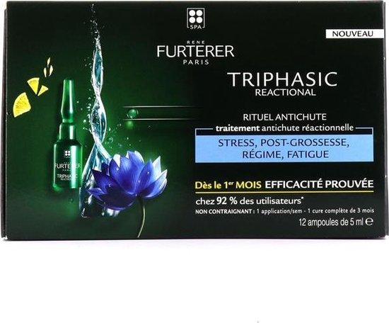 Rene Furterer Triphasic Anti-hair Loss Treatment 12 ampullen x 5ml