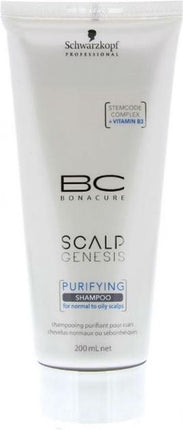 Schwarzkopf Bonacure Scalp Genesis Purifying shampoo 200ml - vrouwen - Voor Vet haar