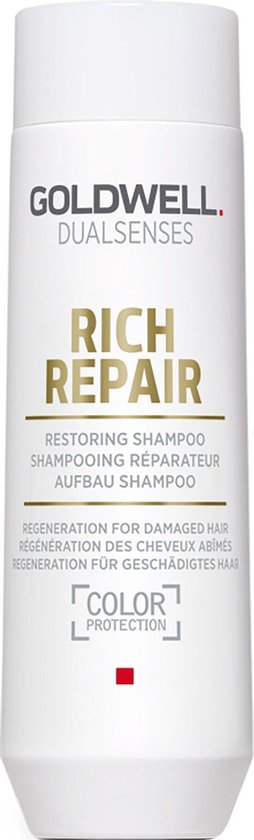 Goldwell Dualsenses Rich Repair Restoring Shampoo 250ml - Normale shampoo vrouwen - Voor Alle haartypes