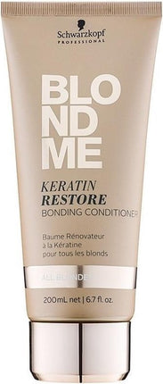 Schwarzkopf BlondMe Keratin Restore Vrouwen Professionele haarconditioner 200 ml