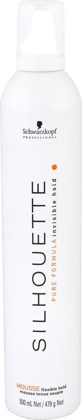 The Hardening Foam Hair With Flexible Effect Silhouette (flexible Hold Mousse) 500 Ml