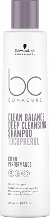 Schwarzkopf Bonacure Clean Balance Deep Cleansing Shampoo 1000ml - vrouwen - Voor