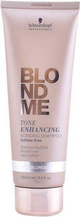 Schwarzkopf Professional - Restorative shampoo for highlighting cool blond shades BLONDME (Tone Enhancing Bonding Shampoo Cool Blonde s) - 250ml