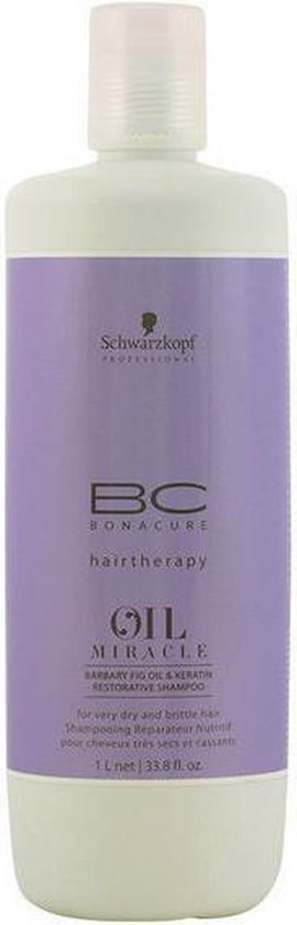 Schwarzkopf Bonacure Oil Miracle Shampoo Barbary 200ml -  vrouwen - Voor Beschadigd haar/Droog haar