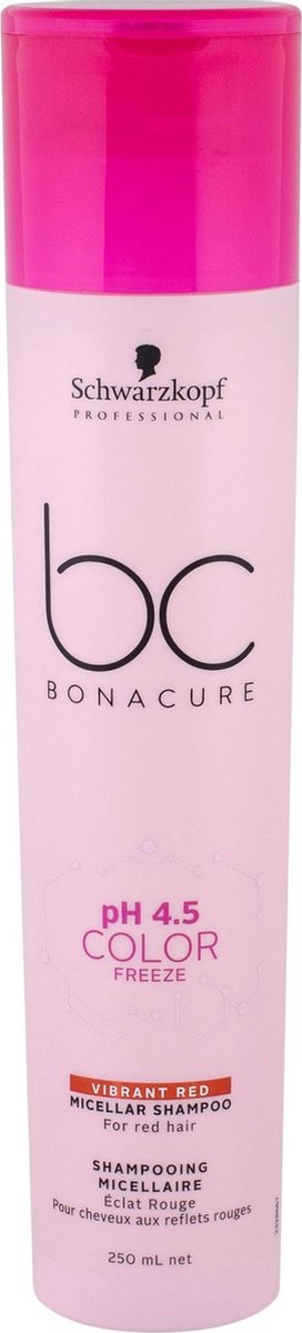 Schwarzkopf Professional - BC Bonacure pH 4.5 Color Freeze Vibrant Red - Micelární šampon pro červené odstíny vlasů - 250ml