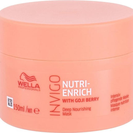 Wella Invigo Nutri Enrich Masker 150ml - Haarmasker droog haar - Haarmasker beschadigd haar