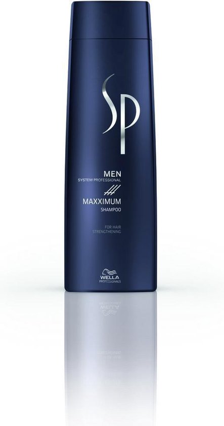 Wella SP Men Care Maxximum Shampoo-250 ml - Normale shampoo vrouwen - Voor Alle haartypes