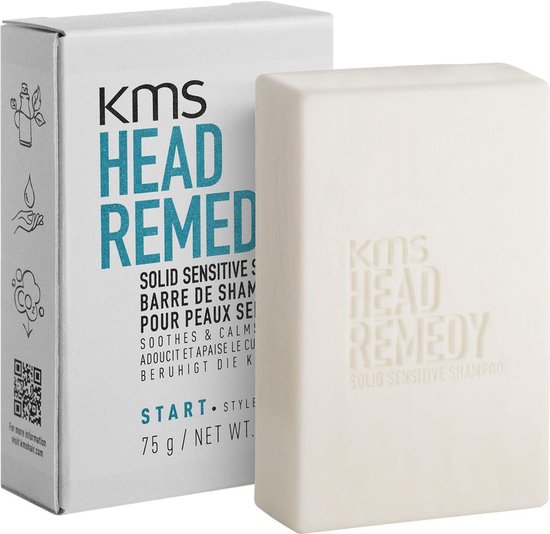 KMS HR SOLID SENSITIVE SHAMPOO 75g - Normale shampoo vrouwen - Voor Alle haartypes - 75 gr