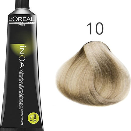 Permanente Kleur Inoa L'Oreal Expert Professionnel 60g  No10
