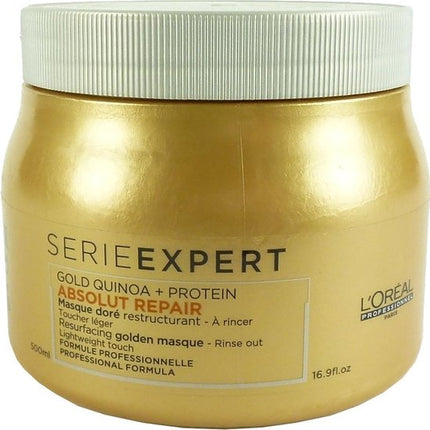 L'Oréal Serie Expert Absolut Repair Gold Masker 500 ml - Haarmasker beschadigd haar