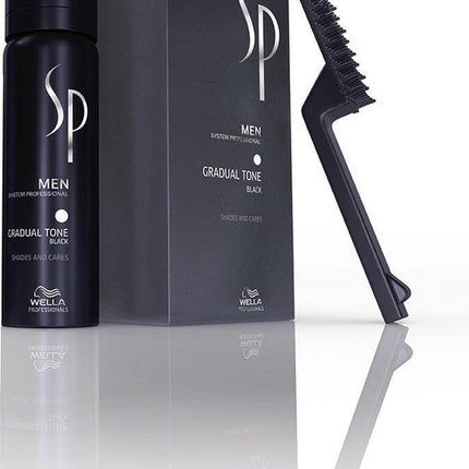 Wella SP Men Color Gradual Tone Black Mousse -90 ml