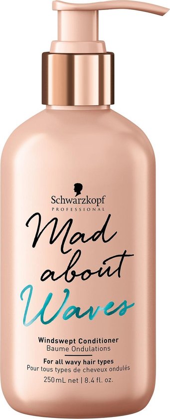 Schwarzkopf - Mad About Waves - Windswept Conditioner - 250 ml