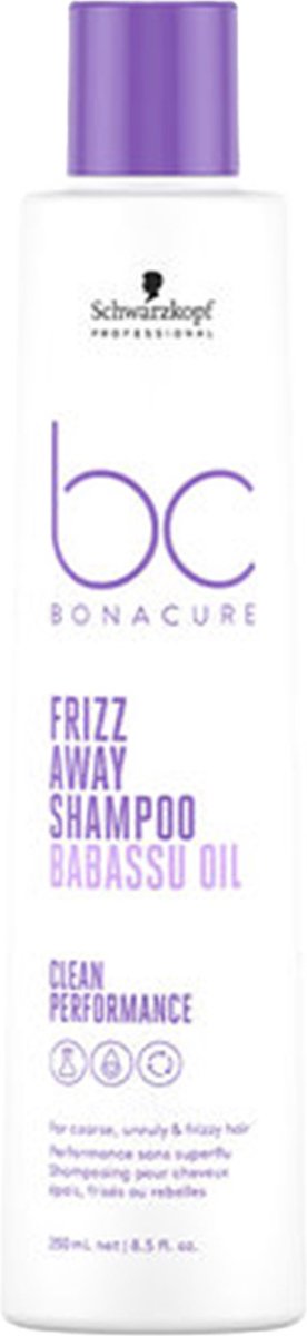 Schwarzkopf Bonacure Frizz Away Shampoo 250ml - vrouwen - Voor