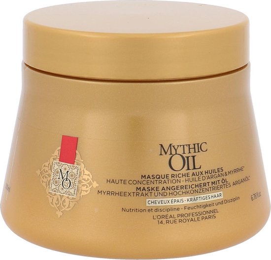 L'Oréal Mythic Oil masque thick hair haarmasker - 200 ml