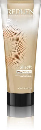 Redken All Soft Megamask Haarmasker voor Droog en Breekbaar Haar 200ML - Haarmasker droog haar - Haarmasker beschadigd haar