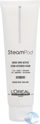 L'Oréal Paris Steampod Smoothing White Cream Haarcrème - 150ml