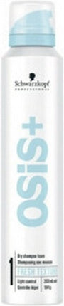 Schwarzkopf OSiS+ Fresh Texture - Dry Shampoo Foam - Droogshampoo vrouwen - Voor Normaal haar - 200 ml - Droogshampoo vrouwen - Voor Normaal haar