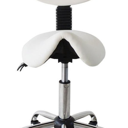 Zadelkruk ergonomisch rugleuning kantelbaar - kapperskruk - tabouret - hoogte verstelbaar
