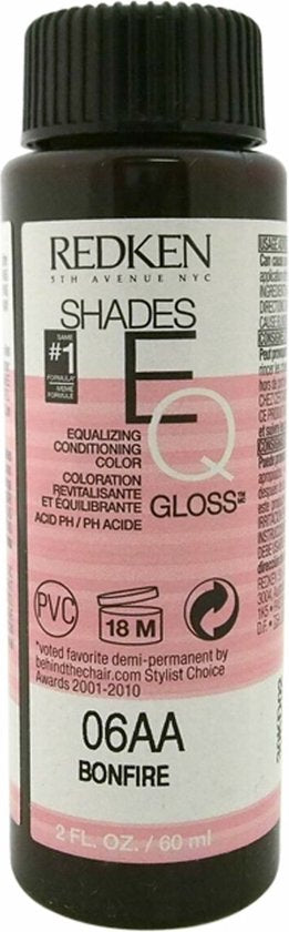 Redken Shades EQ Gloss Equalizing Conditioning Color Haarkleur Tint 60ml - 06AA Bonfire / Lagerfeuer