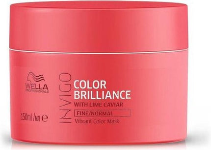 Wella Brilliance Masker fijn / normaal haar -150 ml - Haarmasker droog haar - Haarmasker beschadigd haar