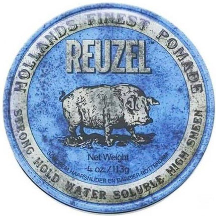 Reuzel Blue Strong Hold Pomade Haarwax - 113g