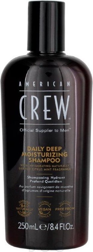 American Crew Daily Deep Moisturizing Shampoo-250 ml - voor mannen