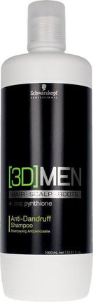 Schwarzkopf Professional - 3D Anti-Dandruff Shampoo - Anti-Dandruff Shampoo for Men - 1000ml