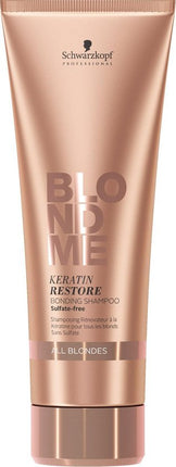 Schwarzkopf Professional - Renewing keratin shampoo for blonde hair BLONDME (Keratin Restore Bonding Shampoo) (L)