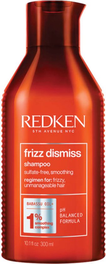 Redken Frizz Dismiss Shampoo 300ml - Normale shampoo vrouwen - Voor Alle haartypes