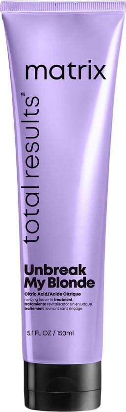 Matrix Unbreak My Blonde Leave-In Treatment – Extra hydratatie voor ontkleurd haar – 150 ml