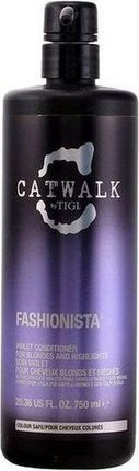 TIGI Catwalk Fashionista Violet Conditioner-750 ml -  vrouwen - Voor Grijs haar - Conditioner voor ieder haartype
