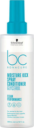 Schwarzkopf Bonacure Moisture Kick Spray Conditioner 200 ml - Conditioner voor ieder haartype