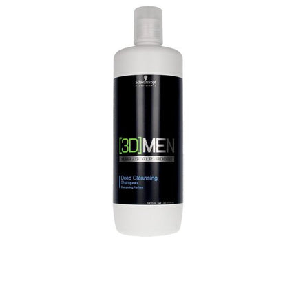 Schwarzkopf Professional - 3D Deep Cleansing Shampoo - Deep cleansing shampoo for men - 1000ml