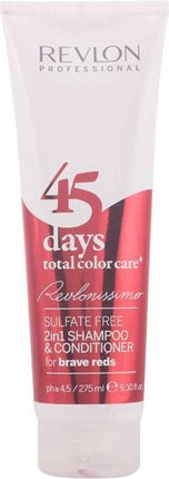 Revlon - 45 DAYS 2in1 shampoo & conditioner for brave reds 275 ml