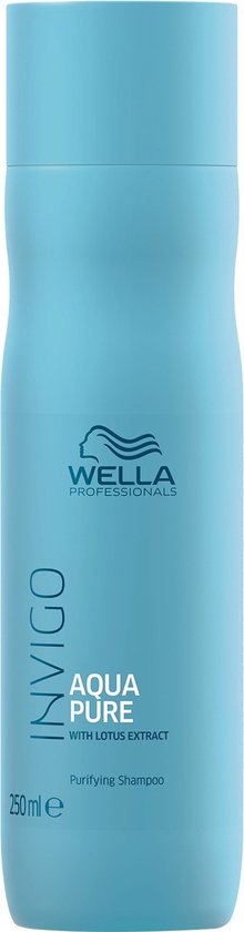 Wella Invigo Balance Aqua Pure Reinigende Shampoo 250 ml - Normale shampoo vrouwen - Voor Alle haartypes