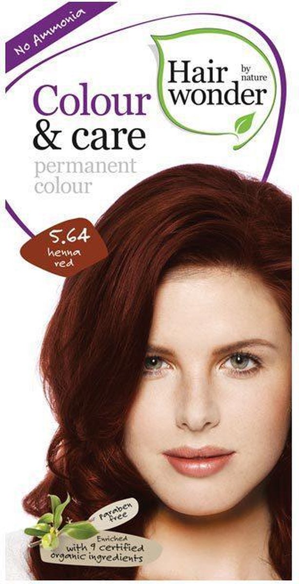 Hairwonder Colour & Care 5.64 Henna Rood 100 ml