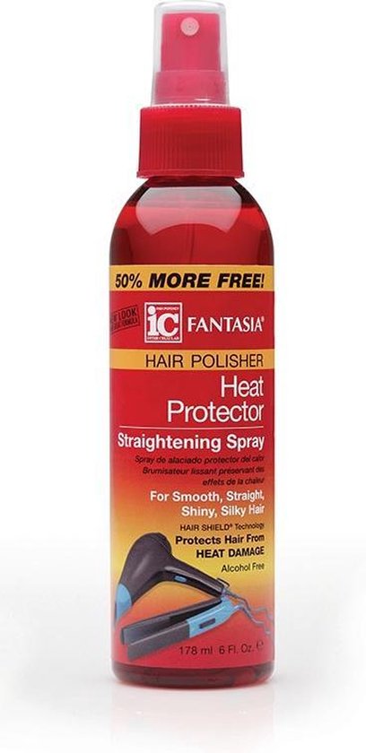 Fantasia IC Hair Polisher Heat Protector Straightening Spray 177 ml