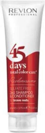 Revlon - 45 Days Color - 2 in 1 Shampoo & Conditioner - Reds - 275 ml