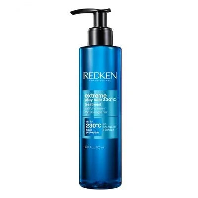 Redken Extreme Play Safe – Leave-in hittebescherming treatment voor beschadigd haar – 200 ml