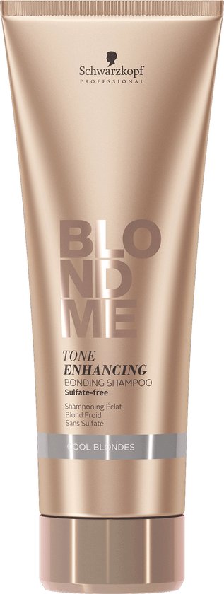 Schwarzkopf Professional - Restorative shampoo for highlighting cool blond shades BLONDME (Tone Enhancing Bonding Shampoo Cool Blonde s) - 250ml