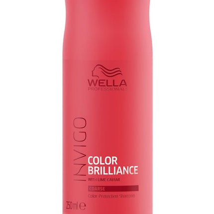 Wella Brilliance Shampoo weerbarstig haar -250 ml - Normale shampoo vrouwen - Voor Alle haartypes