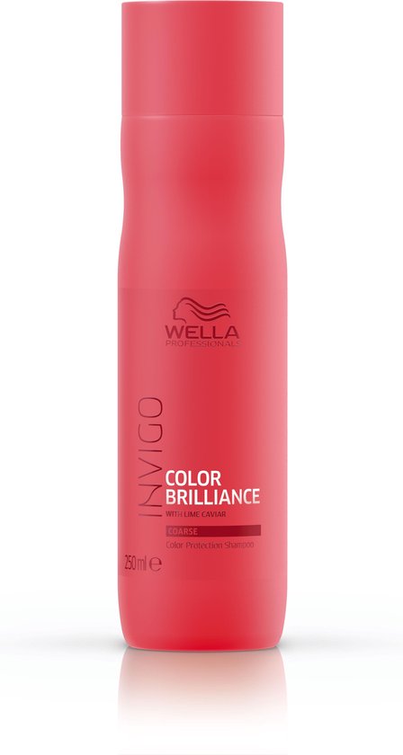 Wella Brilliance Shampoo weerbarstig haar -250 ml - Normale shampoo vrouwen - Voor Alle haartypes