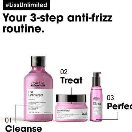 L'Oréal Professionnel Serie Expert Liss Unlimited Haarmasker 250 ml - Haarmasker beschadigd haar
