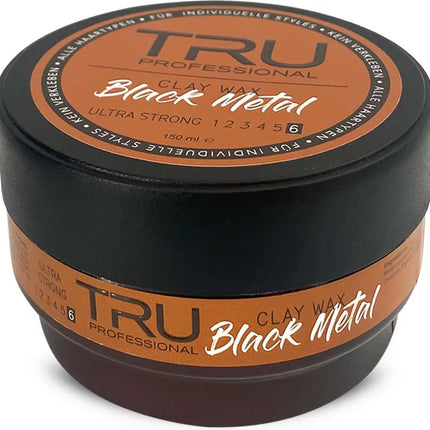 TRU Haarwachs Clay Wax Black Metal Ultra Strong [6] 150ml