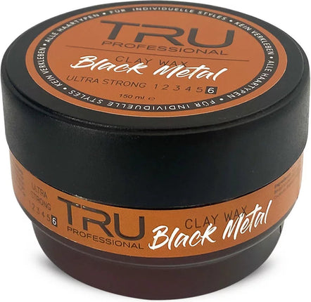 TRU Haarwachs Clay Wax Black Metal Ultra Strong [6] 150ml