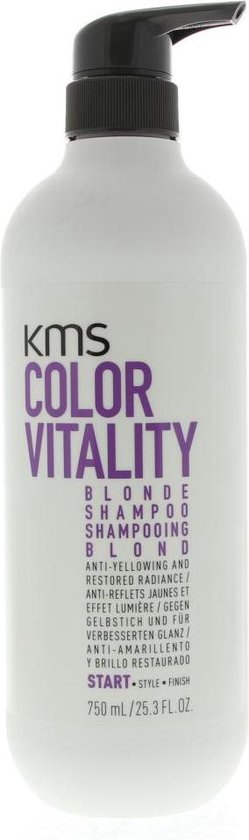 KMS CV BLONDE SHAMPOO 750ML - Normale shampoo vrouwen - Voor Alle haartypes