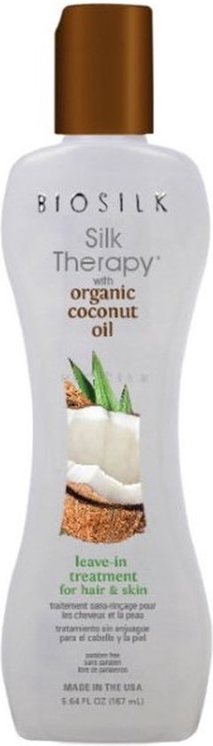 BioSilk Silk Therapy Coconut Oil Leave in Treatment  -167ml