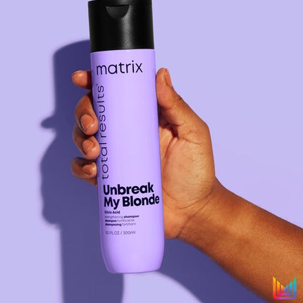 Matrix Unbreak My Blonde Shampoo – Milde reiniging voor ontkleurd, gevoelig haar – 300 ml