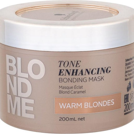 Schwarzkopf BlondMe Care Enhancing Haarmasker Warm 200ml