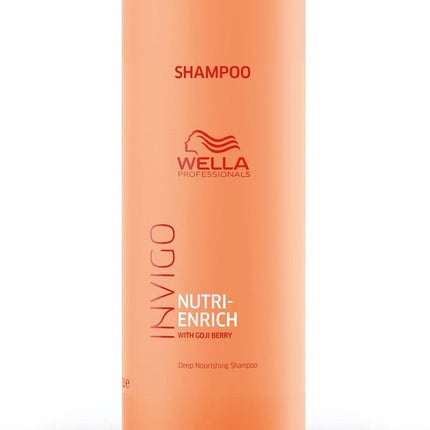 Wella Invigo Nutri Enrich Shampoo 1000 ml - Normale shampoo vrouwen - Voor Alle haartypes